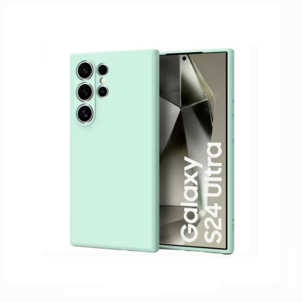 🆕Galaxy S24 Ultra - Mint Green Silicone Phone Case - Brand  New